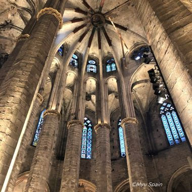 バルセロナ】歴史あるカタルーニャゴシックの建築 サンタ・マリア